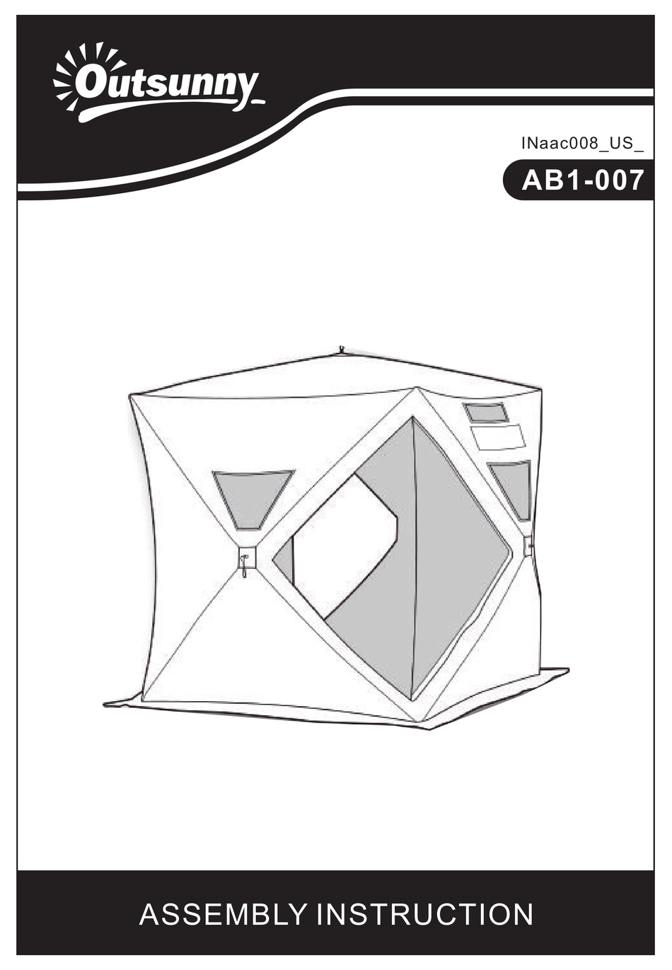 OUTSUNNY AB1007 ASSEMBLY INSTRUCTION MANUAL Pdf Download ManualsLib