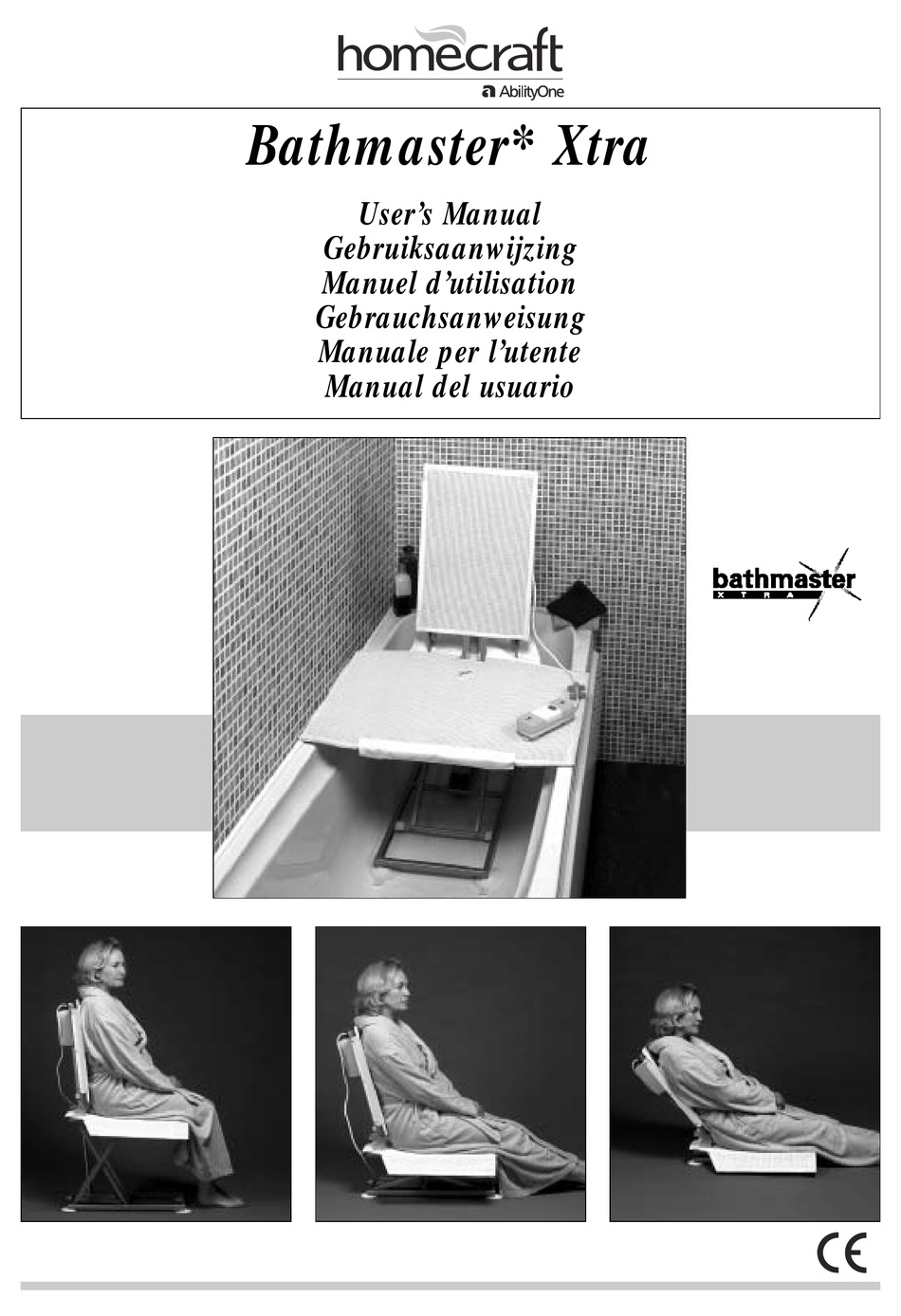 ABILITYONE HOMECRAFT BATHMASTER XTRA USER MANUAL Pdf Download ManualsLib