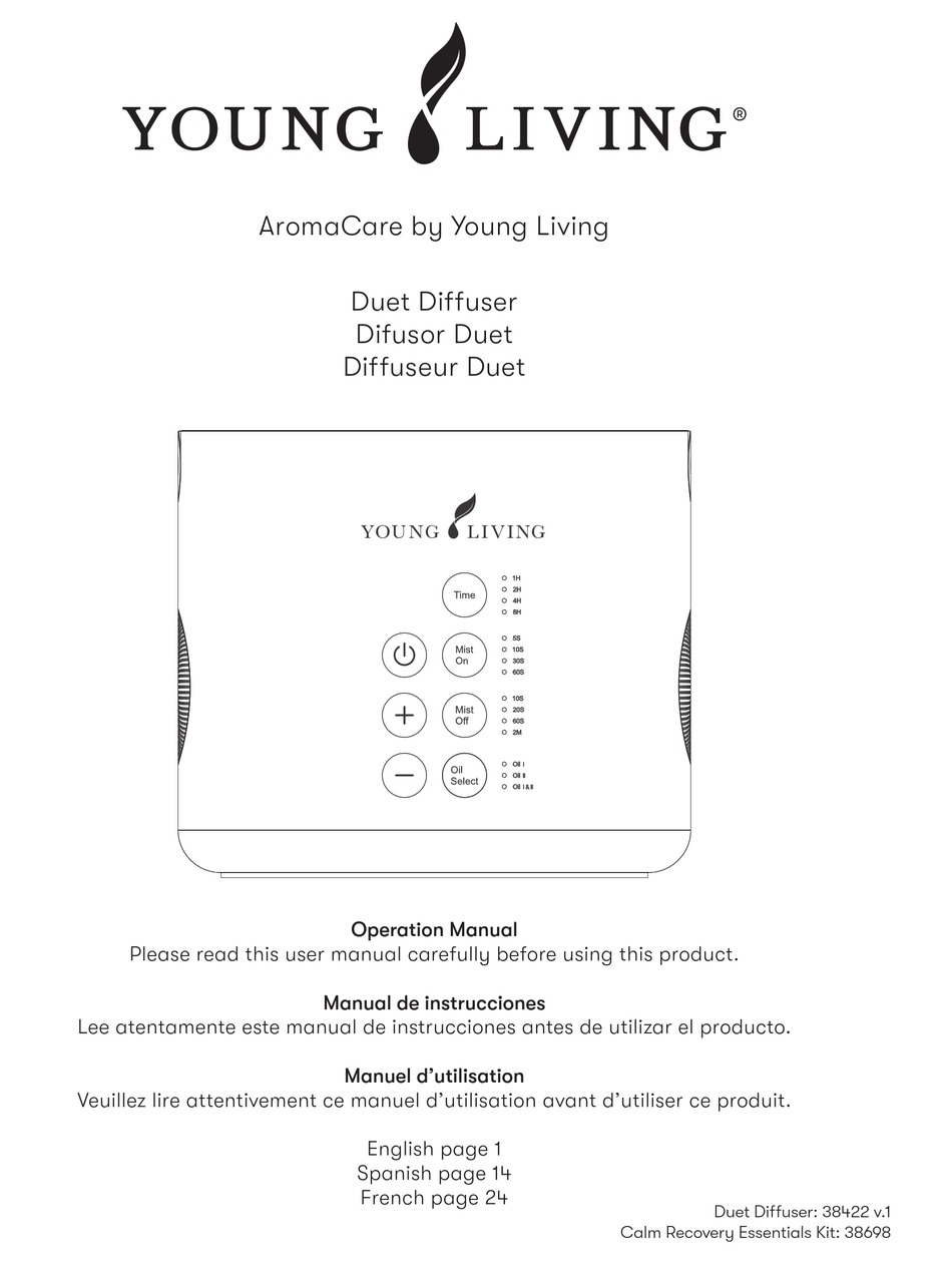 YOUNG LIVING AROMACARE OPERATION MANUAL Pdf Download ManualsLib