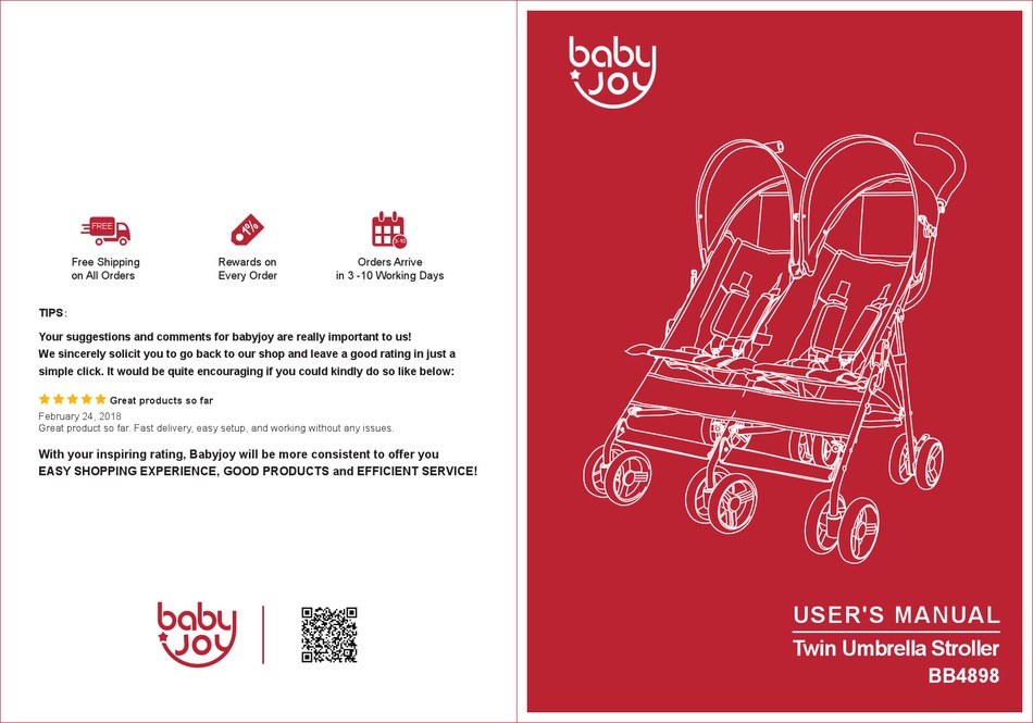 BABY JOY BB4898 USER MANUAL Pdf Download ManualsLib