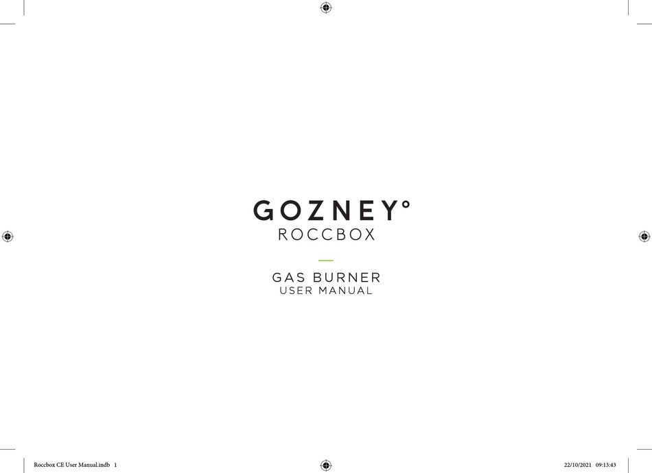 GOZNEY ROCCBOX USER MANUAL Pdf Download ManualsLib