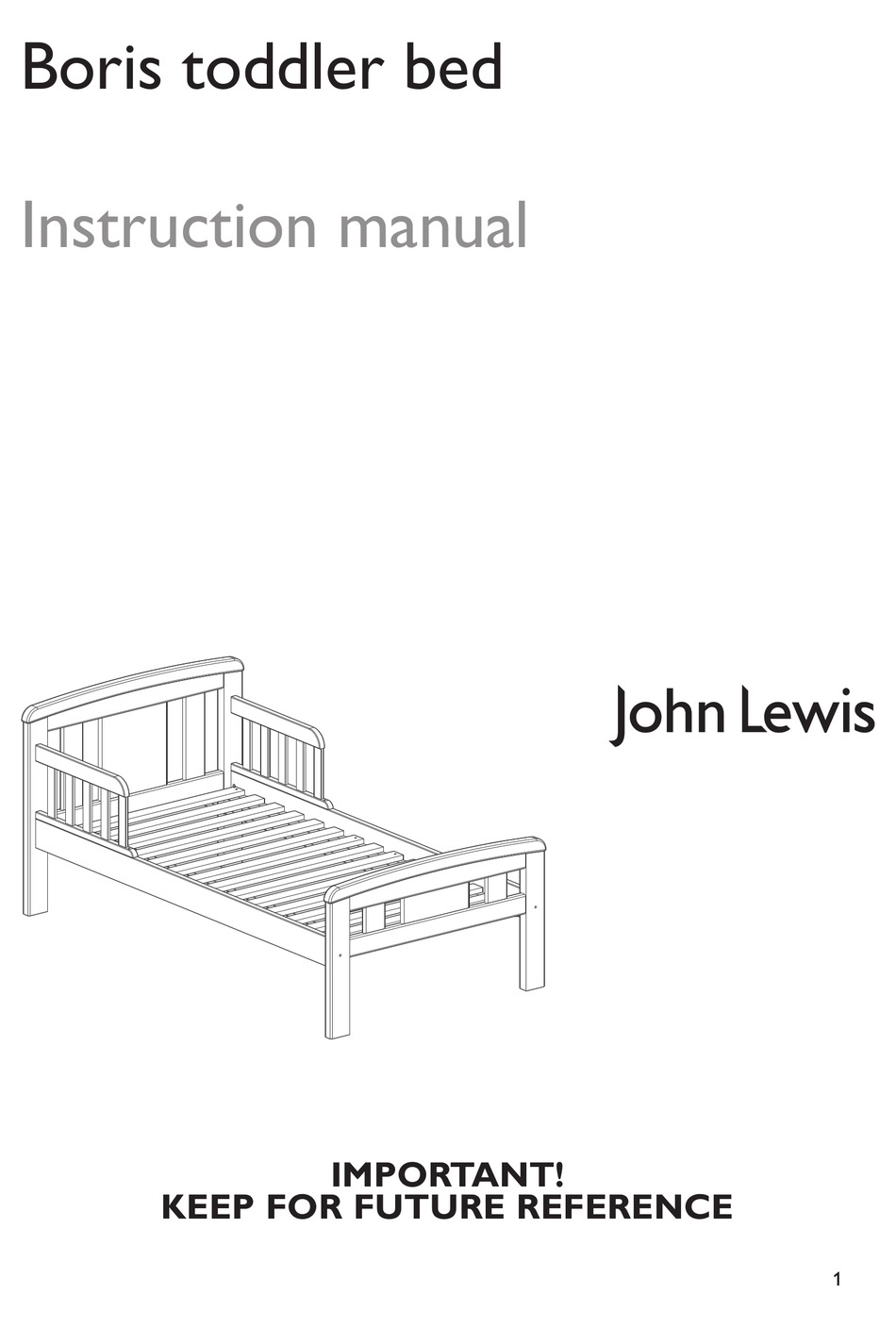 JOHN LEWIS BORIS INSTRUCTION MANUAL Pdf Download ManualsLib