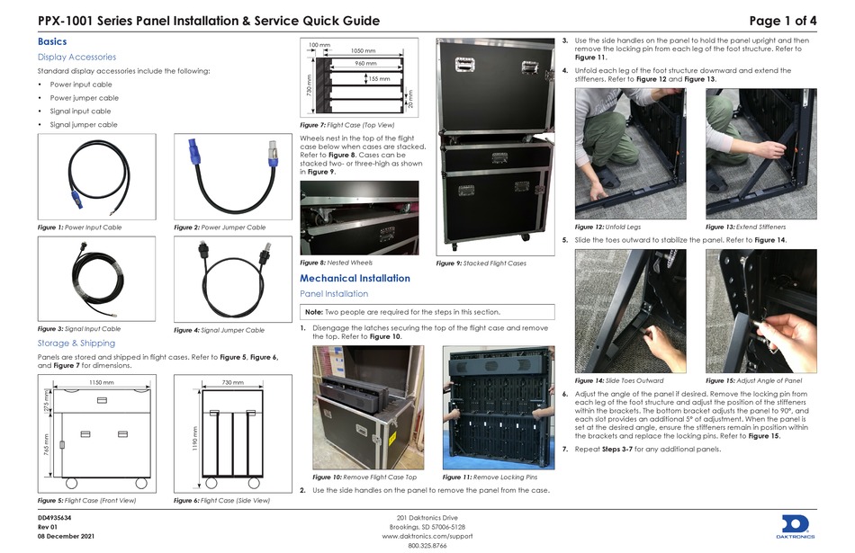 DAKTRONICS PPX1001 SERIES QUICK MANUAL Pdf Download ManualsLib