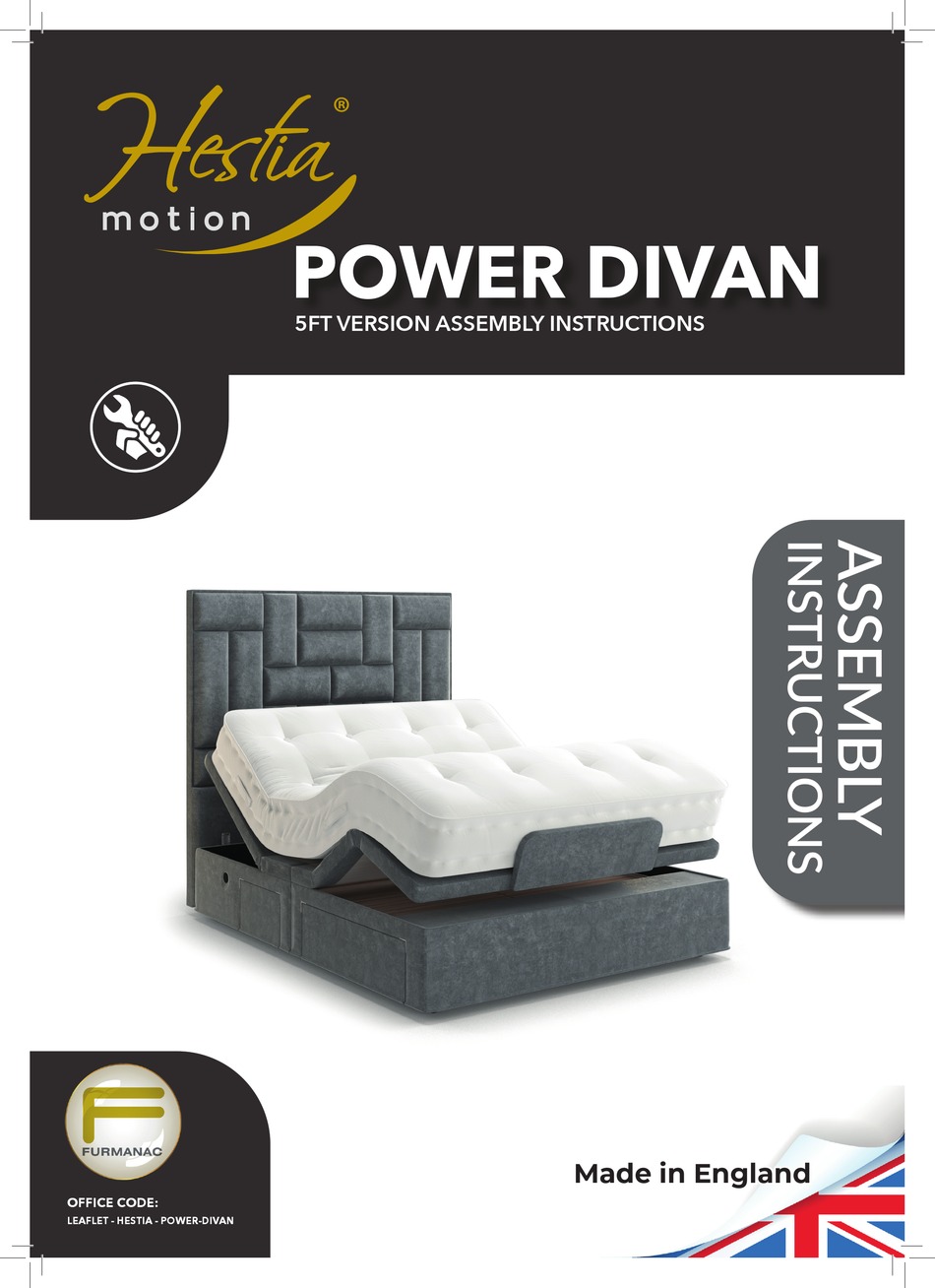 HESTIA POWER DIVAN ASSEMBLY INSTRUCTIONS MANUAL Pdf Download ManualsLib