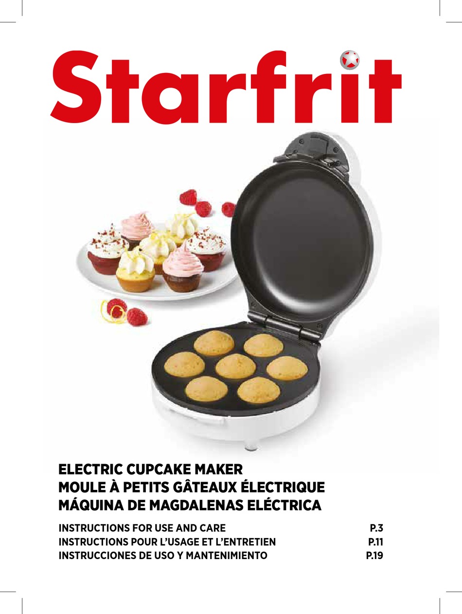 STARFRIT 024722 INSTRUCTIONS FOR USE AND CARE MANUAL Pdf Download