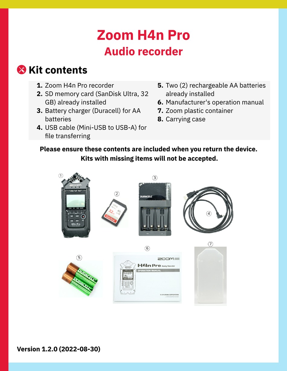 ZOOM H4N PRO MANUAL Pdf Download | ManualsLib