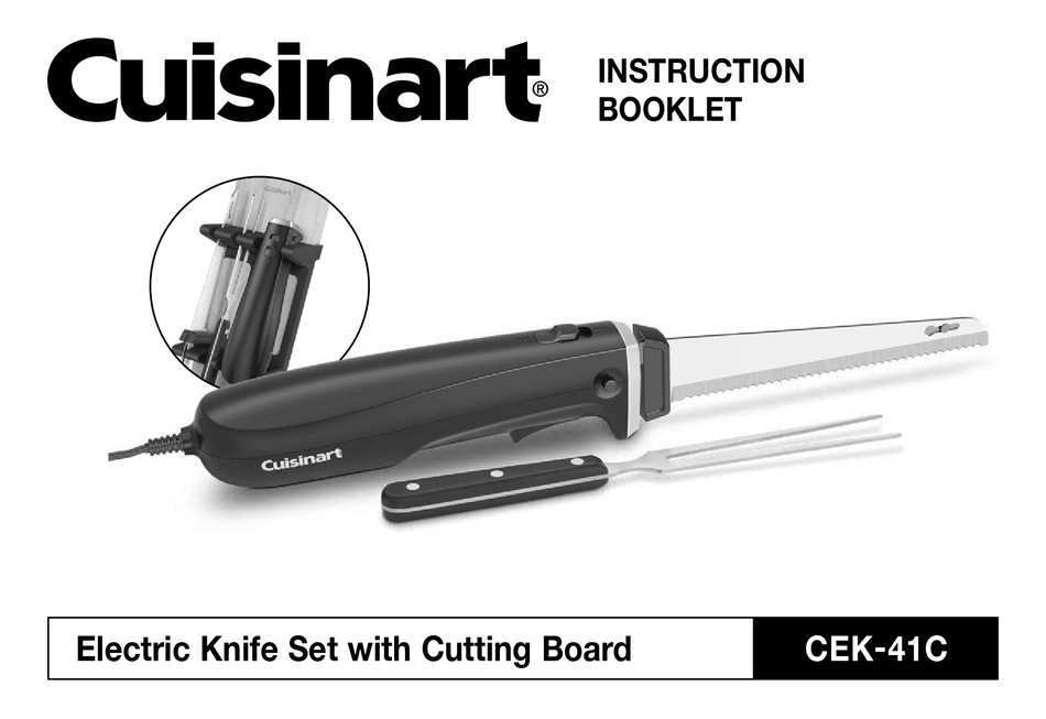 CUISINART CEK41C INSTRUCTION BOOKLET Pdf Download ManualsLib