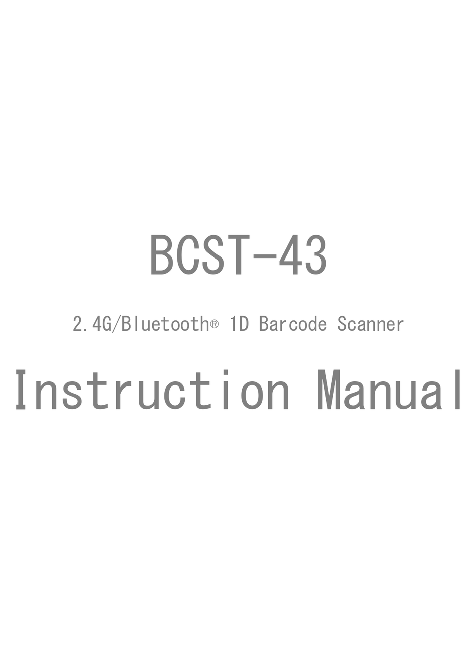 INATECK BCST43 INSTRUCTION MANUAL Pdf Download ManualsLib