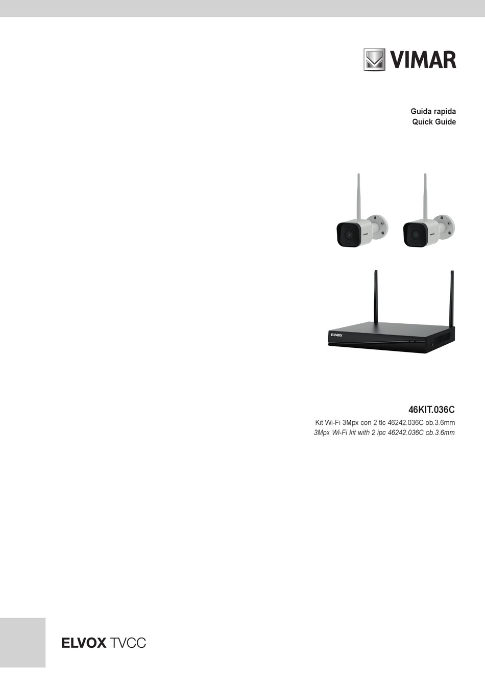 VIMAR 46KIT.036C MANUAL Pdf Download ManualsLib