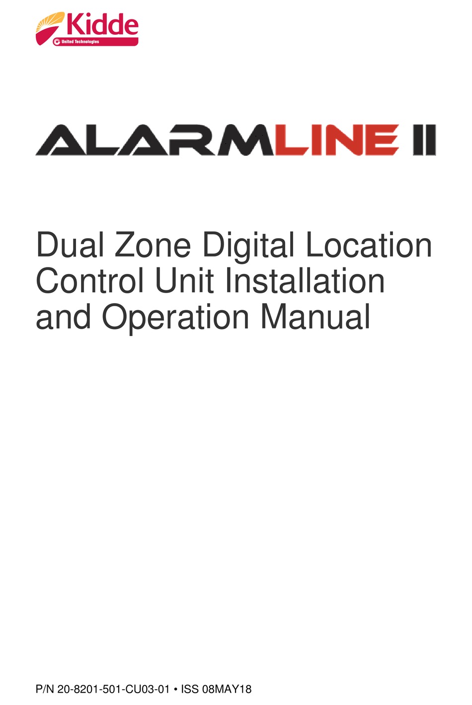 KIDDE ALARMLINE II INSTALLATION AND OPERATION MANUAL Pdf Download