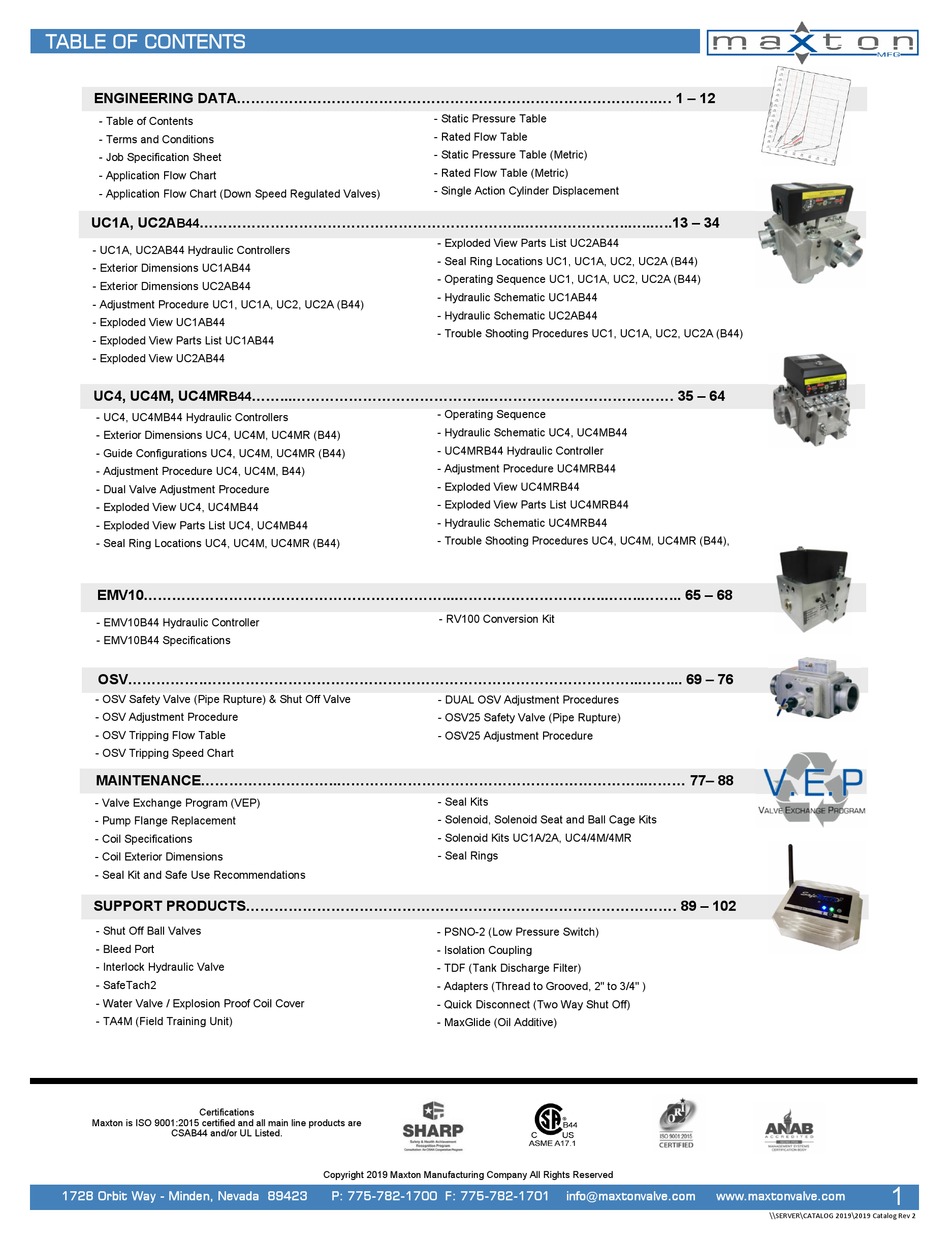 MAXTON UC1A MANUAL Pdf Download ManualsLib