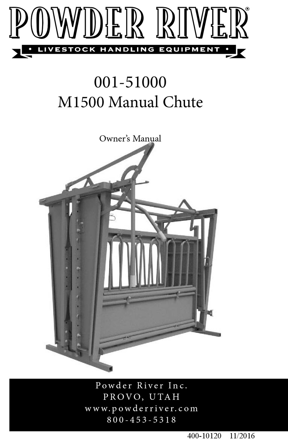 POWDER RIVER M1500 OWNER'S MANUAL Pdf Download ManualsLib