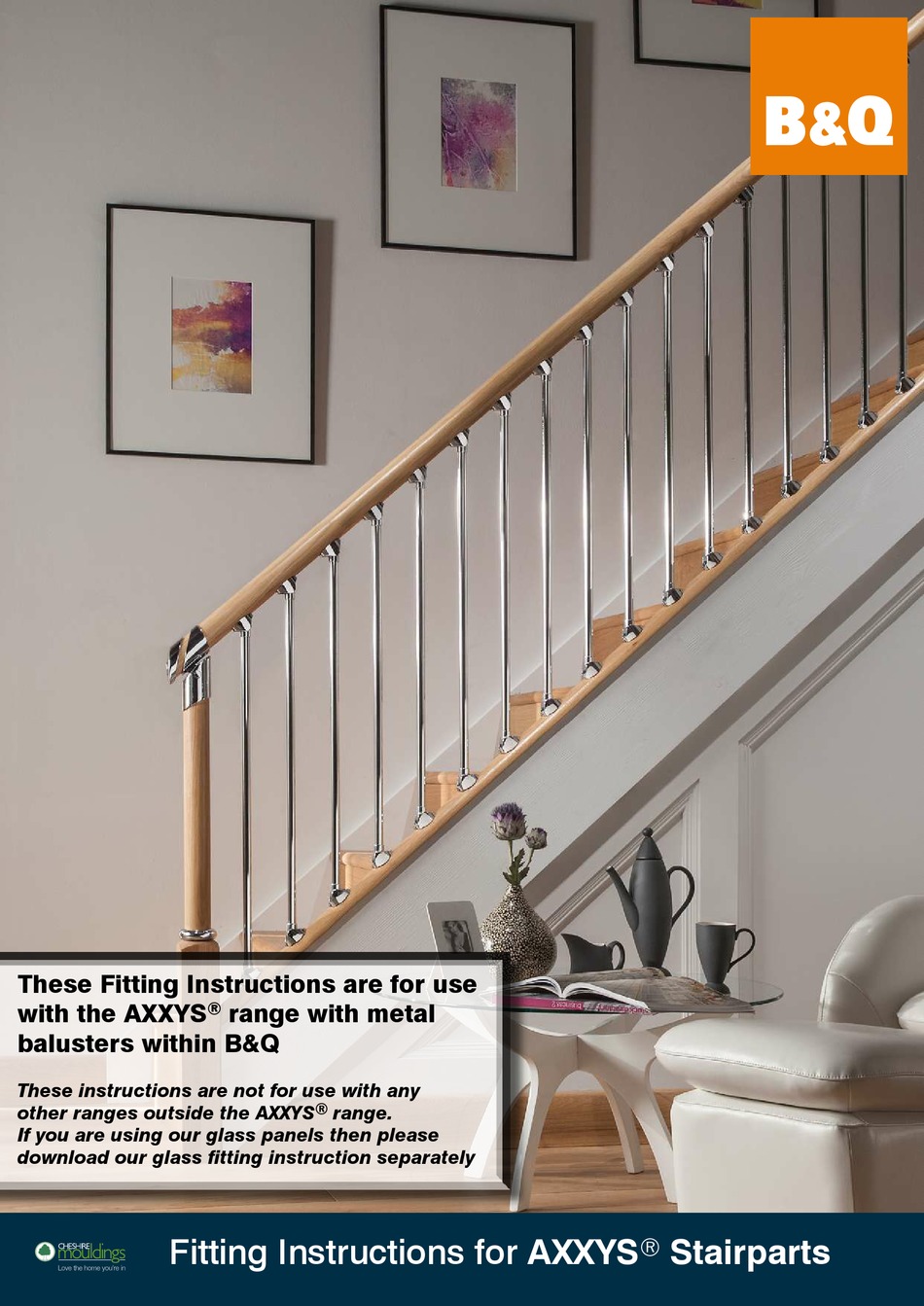 CHESHIRE MOULDINGS B&Q AXXYS SERIES FITTING INSTRUCTIONS MANUAL Pdf