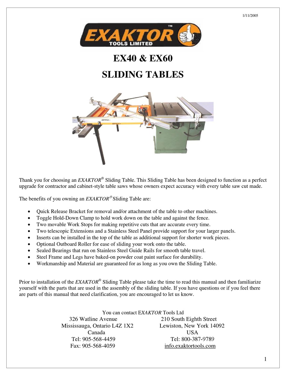 EXAKTOR EX40 MANUAL Pdf Download ManualsLib