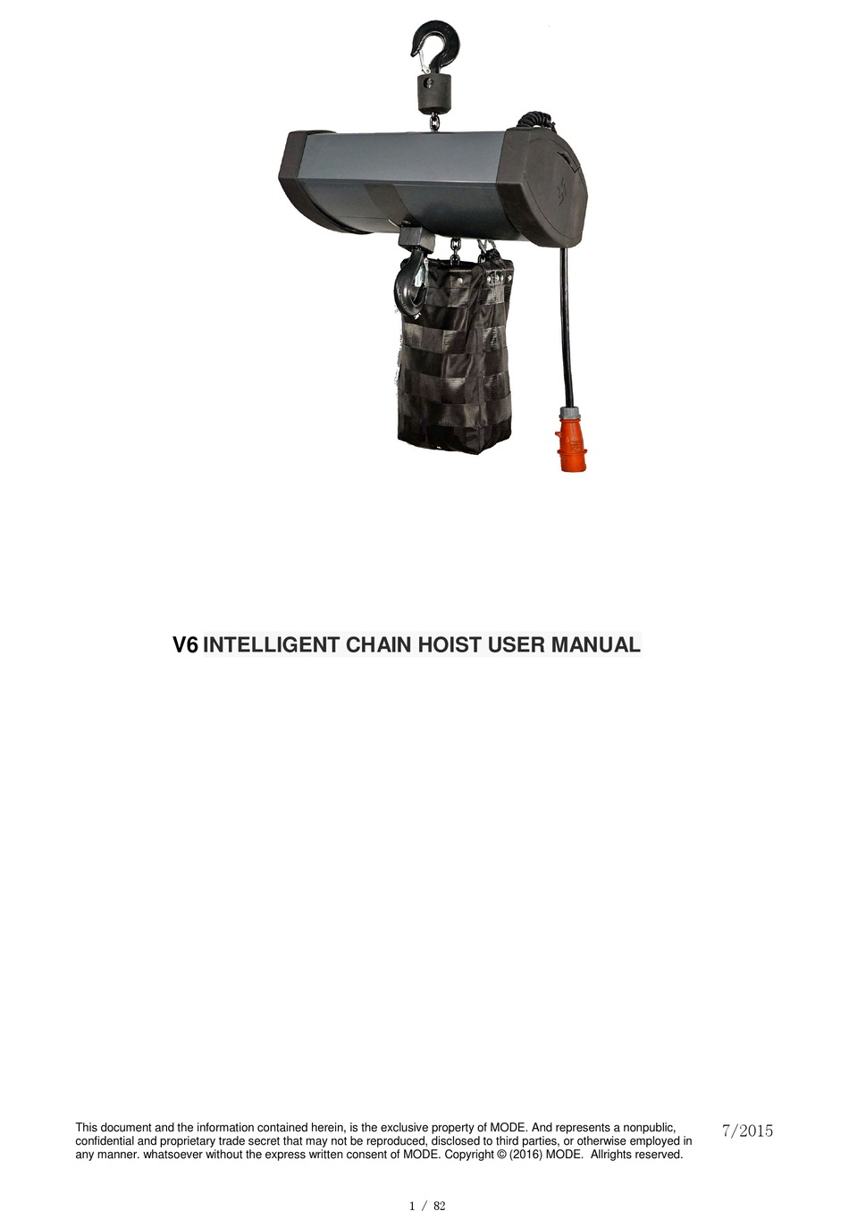 MODE V6 USER MANUAL Pdf Download ManualsLib