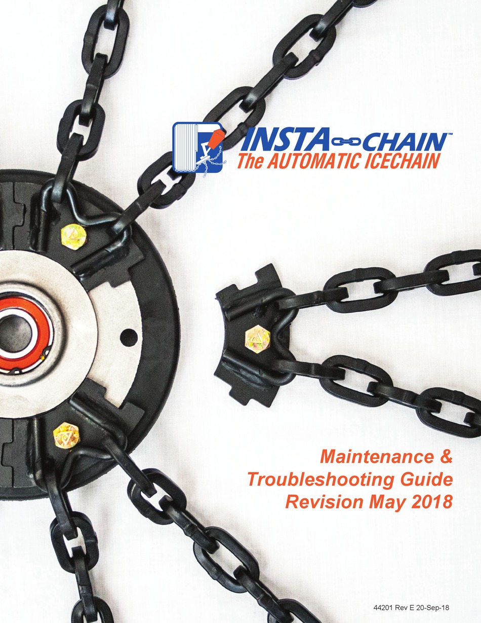 INSTACHAIN MAINTENANCE & TROUBLESHOOTING MANUAL Pdf Download ManualsLib
