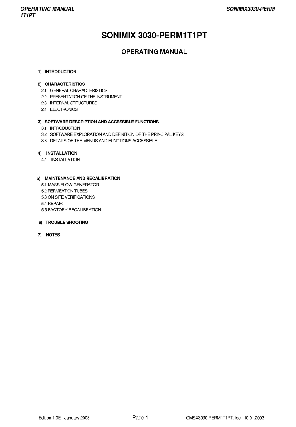 LNI SONIMIX 3030 SERIES OPERATING MANUAL Pdf Download ManualsLib