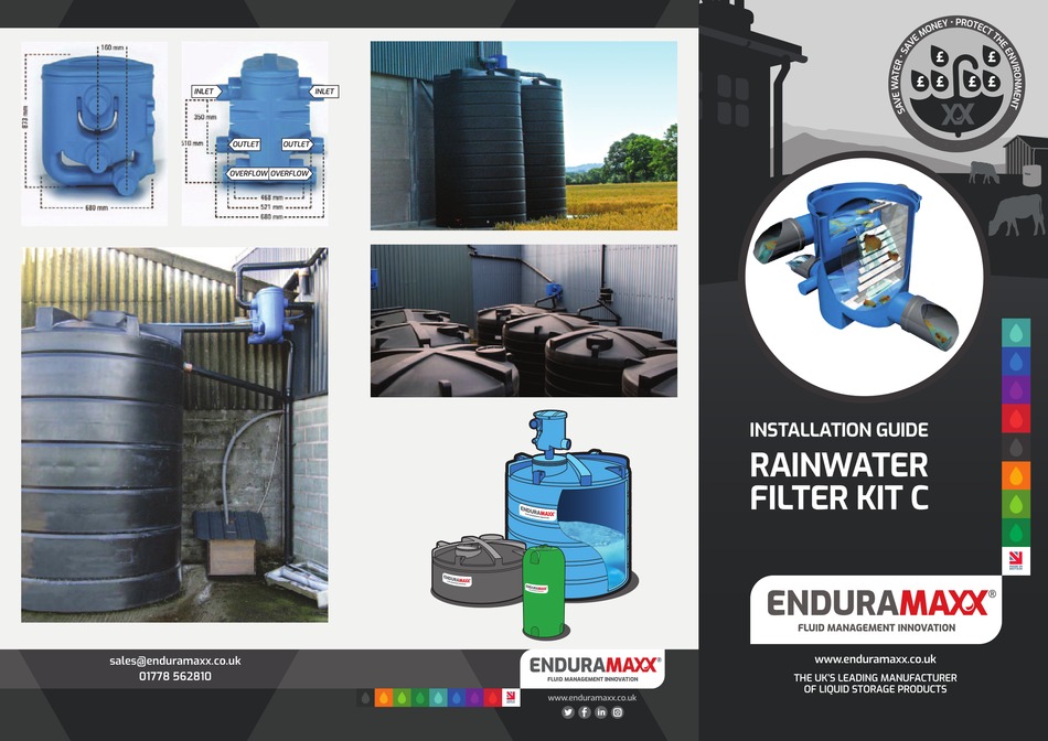 ENDURAMAXX RAINWATER FILTER KIT C INSTALLATION MANUAL Pdf Download