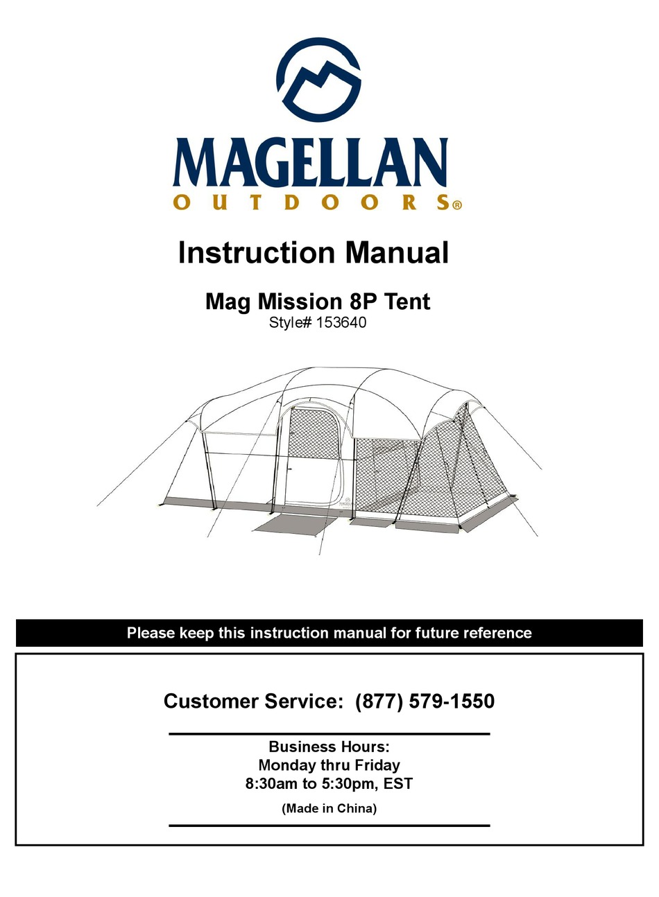 MAGELLAN OUTDOORS MAG MISSION 8P INSTRUCTION MANUAL Pdf Download ManualsLib