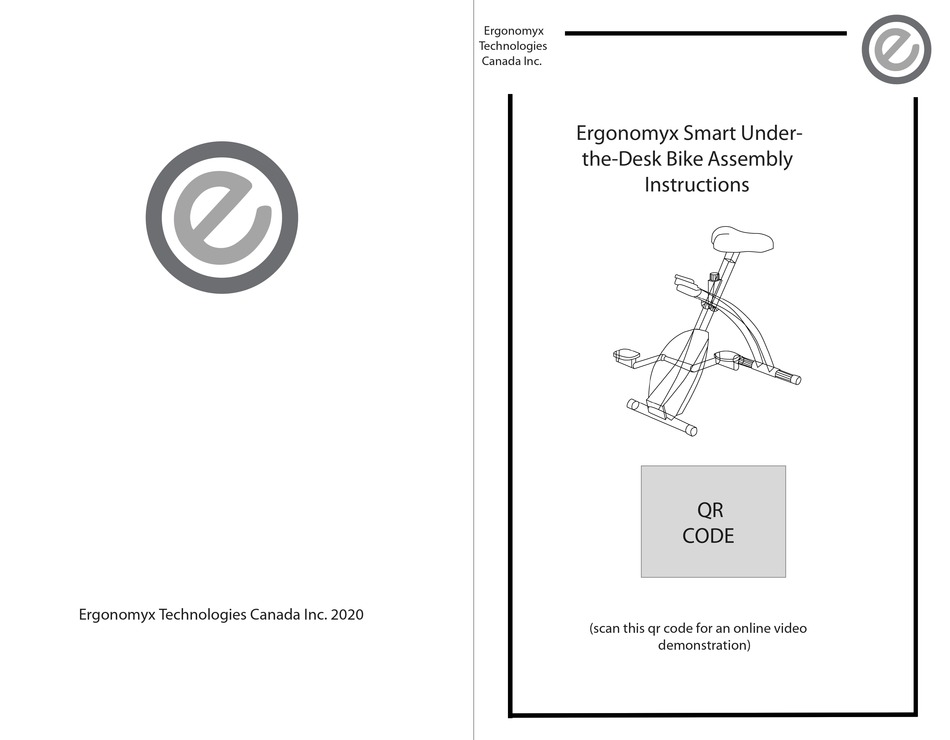 ERGONOMYX SMART UNDERTHEDESK BIKE ASSEMBLY INSTRUCTIONS Pdf Download