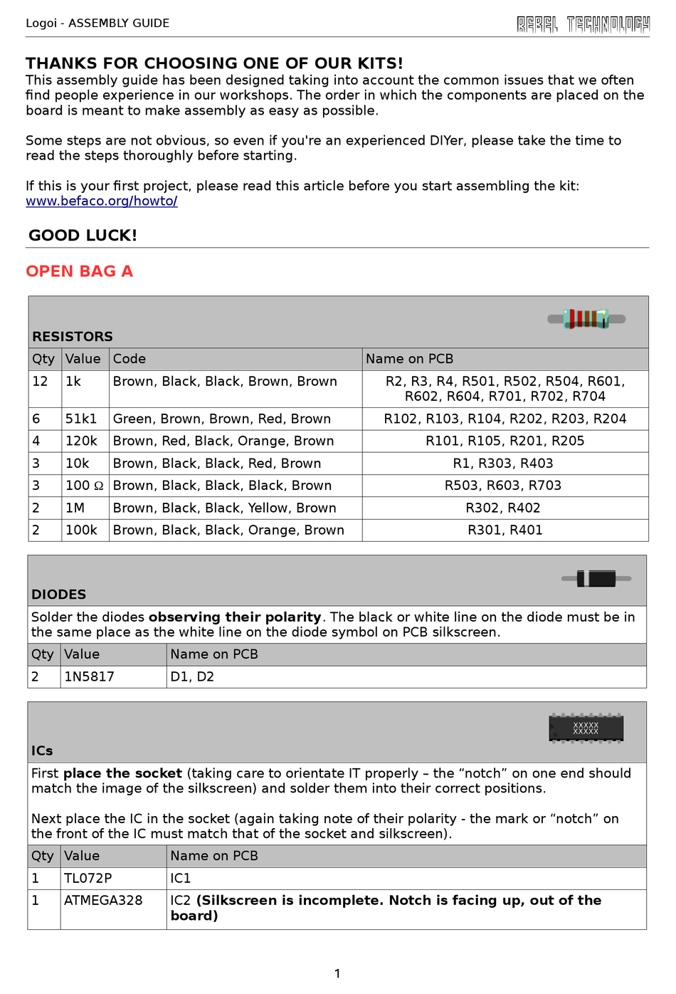 REBEL TECHNOLOGY LOGOI ASSEMBLY MANUAL Pdf Download ManualsLib Rebel technology logoi assembly manual pdf download manualslib