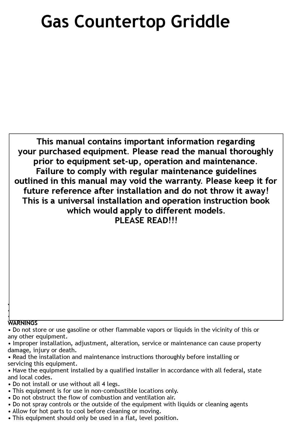 COPPER BEECH CBMG12G MANUAL Pdf Download ManualsLib