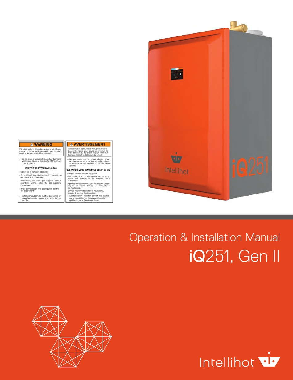 LNTELLIHOT IQ251 OPERATION & INSTALLATION MANUAL Pdf Download | ManualsLib