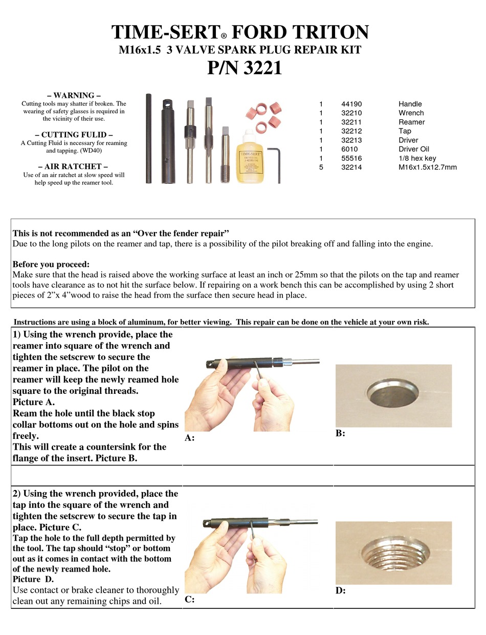 TIMESERT 3221 MANUAL Pdf Download ManualsLib