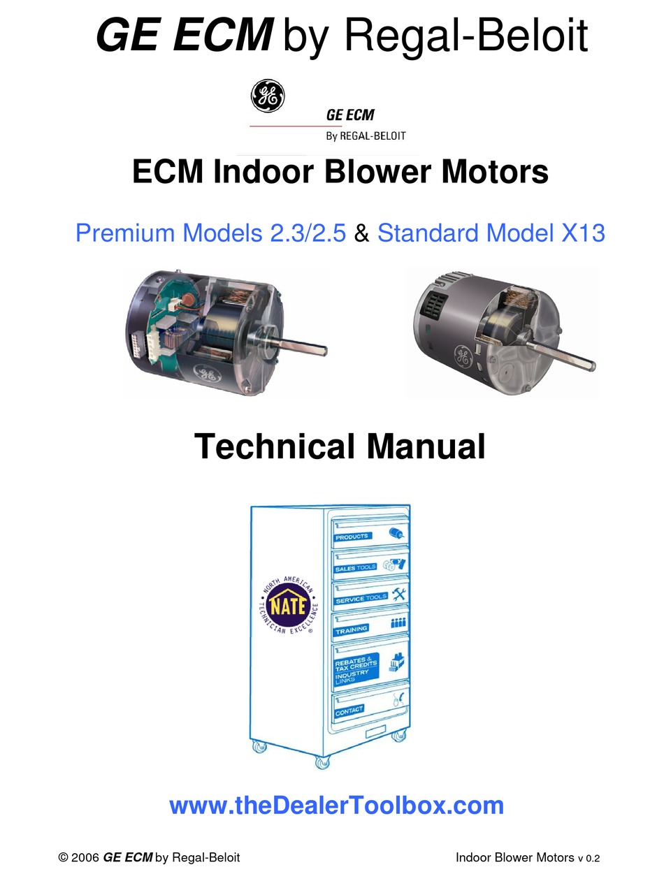 REGALBELOIT GE ECM 2.3 TECHNICAL MANUAL Pdf Download ManualsLib