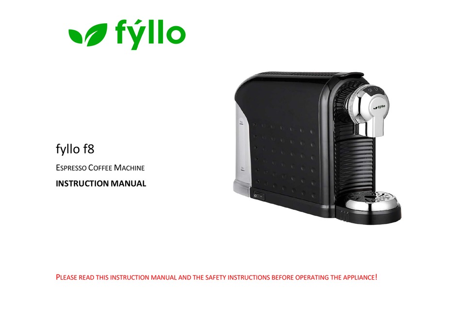 FYLLO F8 INSTRUCTION MANUAL Pdf Download ManualsLib