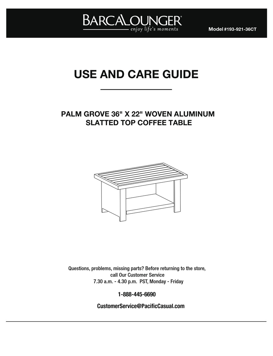 BARCALOUNGER 19392136CT USE AND CARE MANUAL Pdf Download ManualsLib