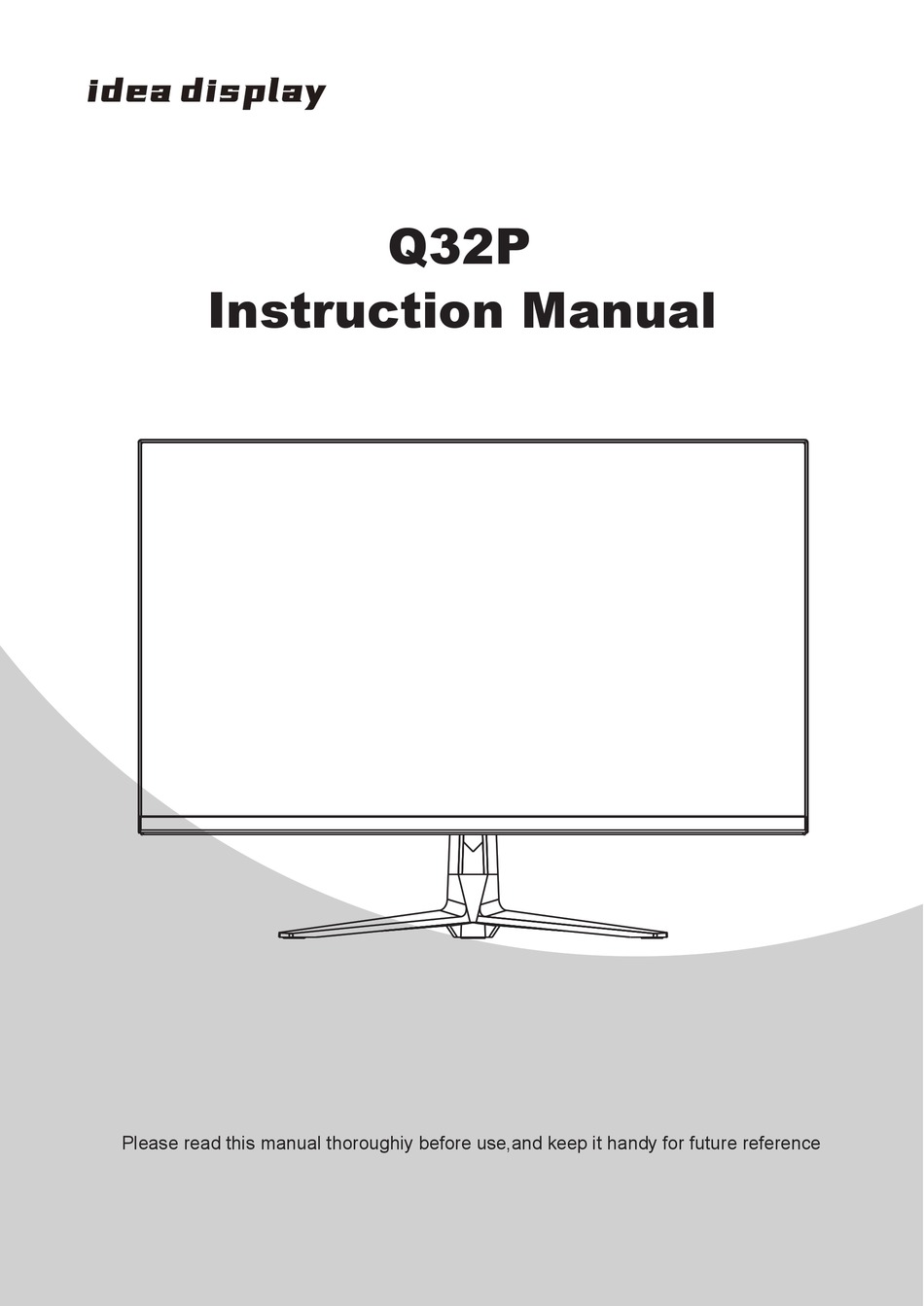 IDEA DISPLAY Q32P INSTRUCTION MANUAL Pdf Download ManualsLib