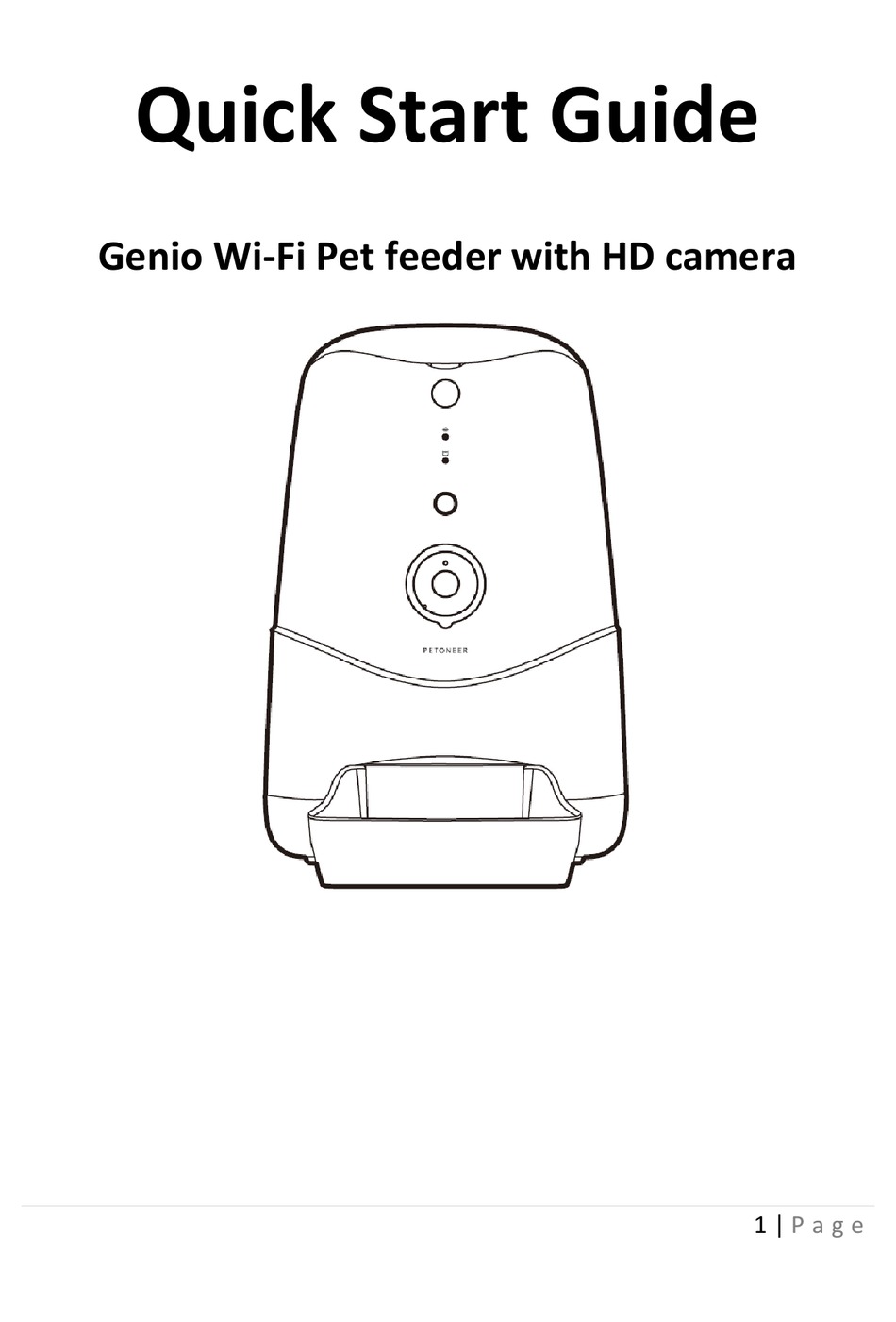 MIRABELLA INTERNATIONAL GENIO QUICK START MANUAL Pdf Download ManualsLib