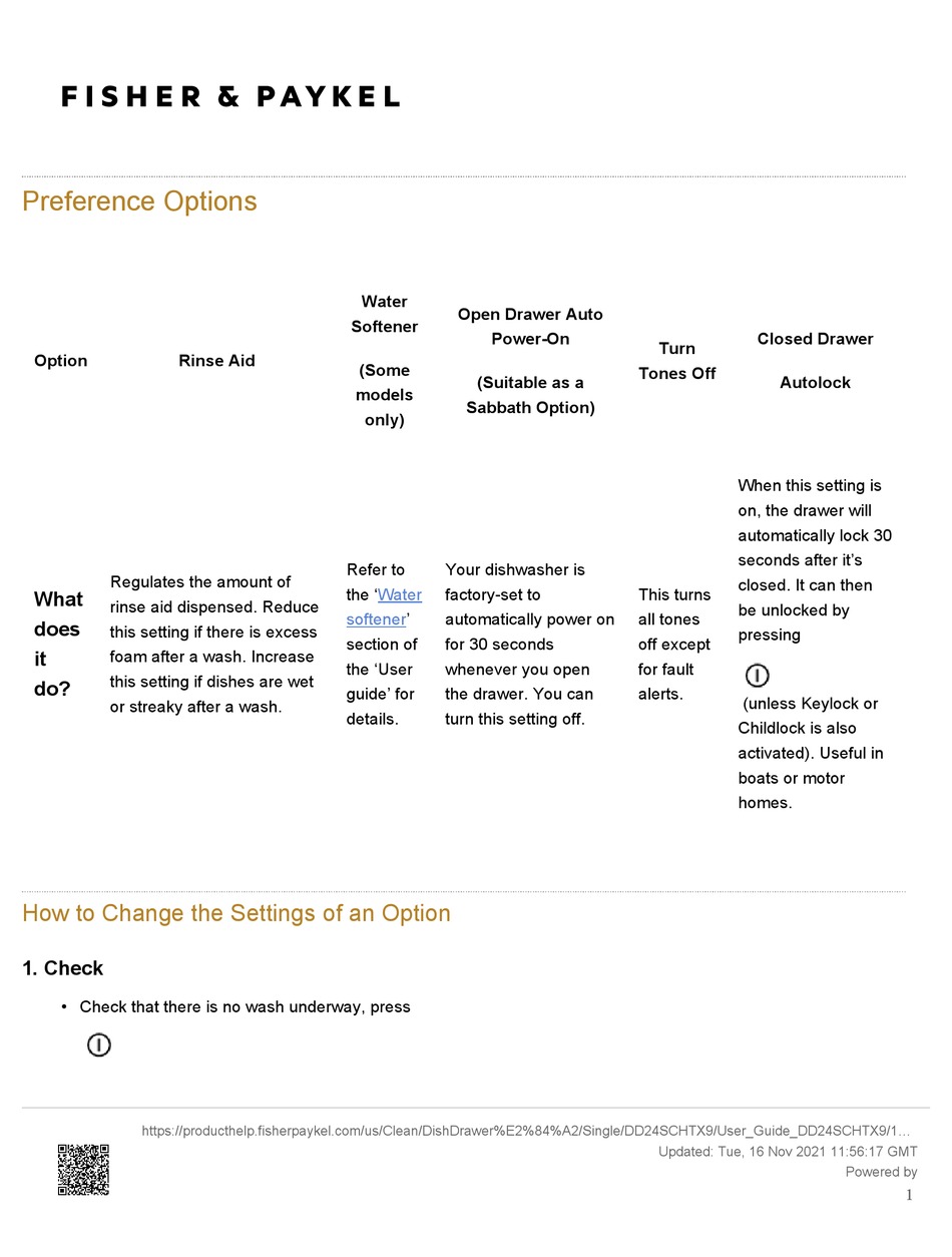FISHER & PAYKEL DD24SCHTX9 QUICK START MANUAL Pdf Download ManualsLib