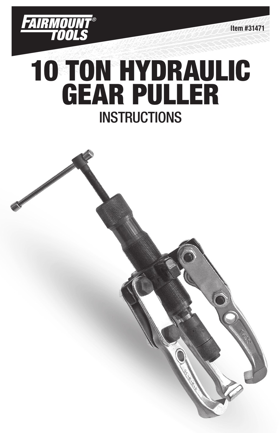 FAIRMOUNT TOOLS 31471 INSTRUCTIONS MANUAL Pdf Download ManualsLib