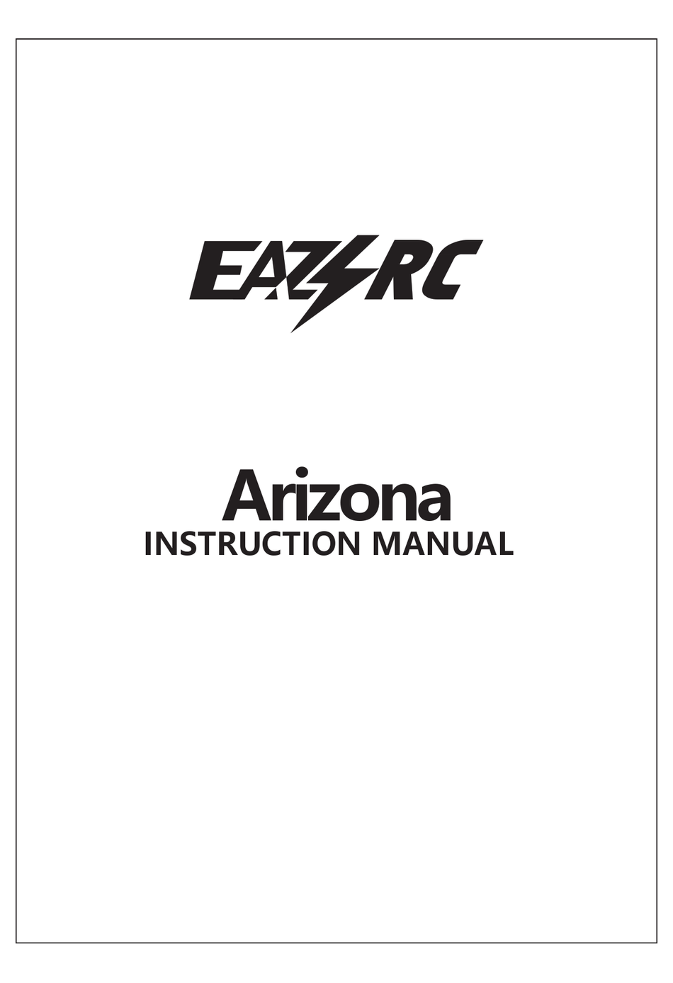 EAZYRC ARIZONA INSTRUCTION MANUAL Pdf Download ManualsLib