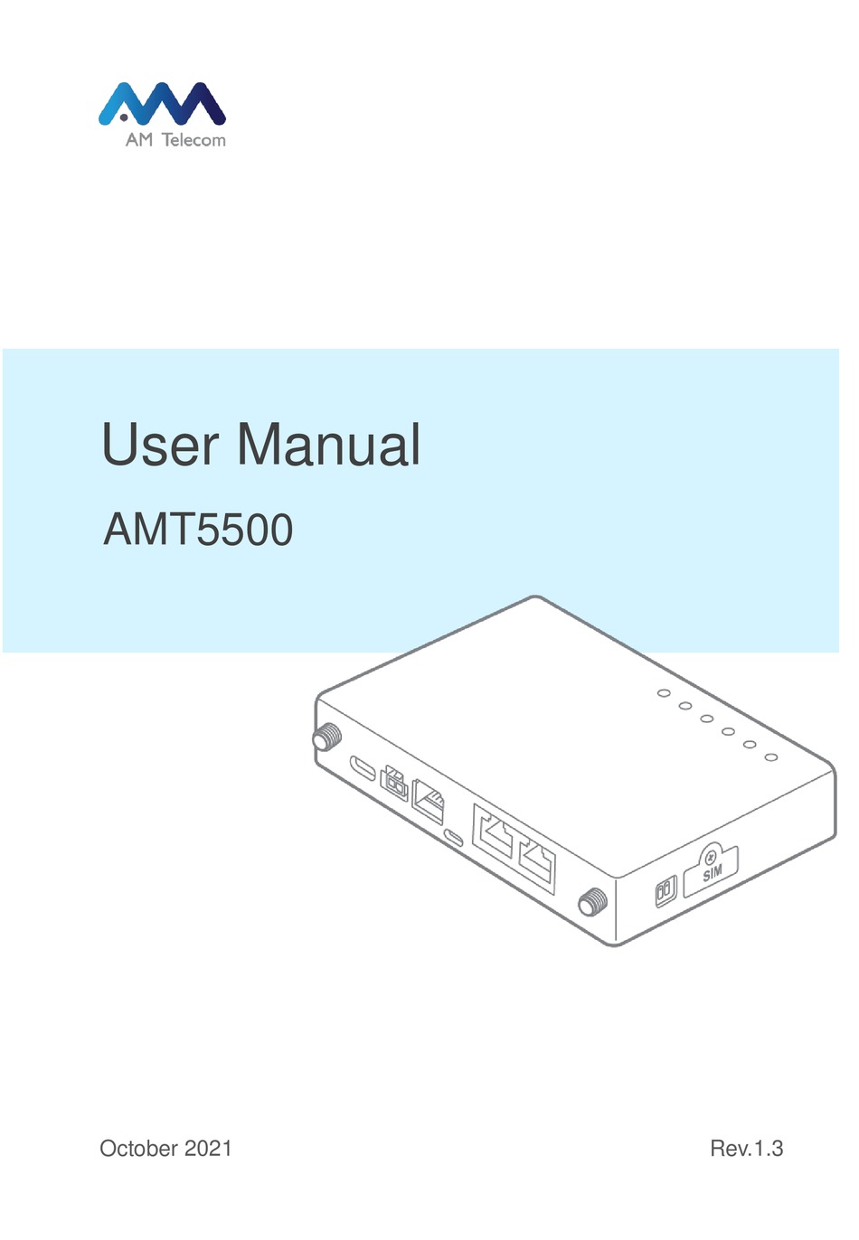 AM AMT5500 USER MANUAL Pdf Download ManualsLib