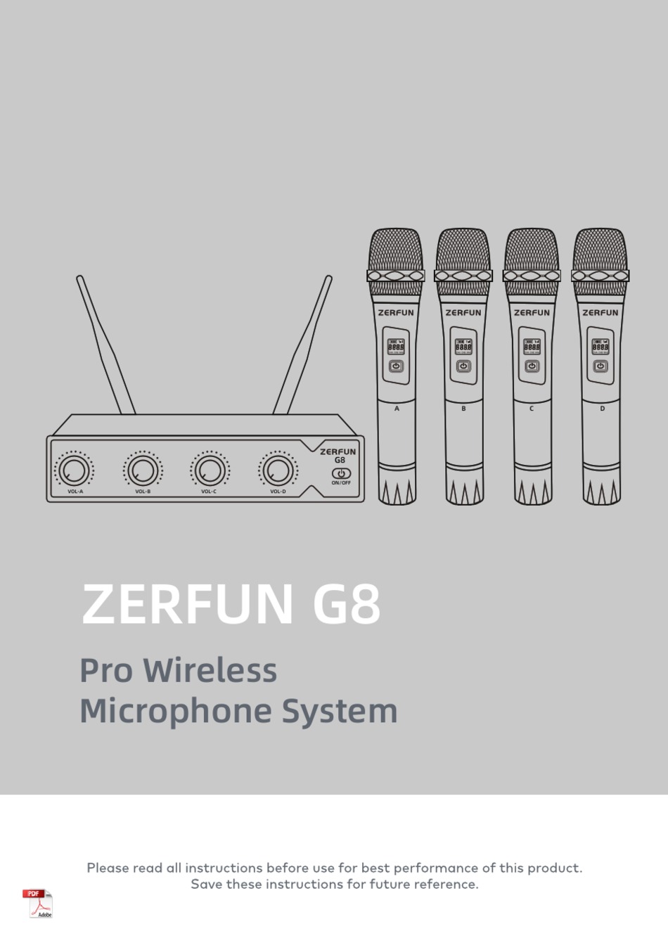 ZERFUN G8 PRO MANUAL Pdf Download ManualsLib