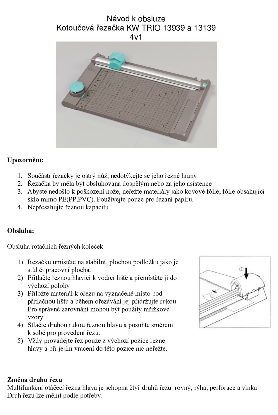 KWTRIO 13939 OPERATING INSTRUCTIONS MANUAL Pdf Download ManualsLib