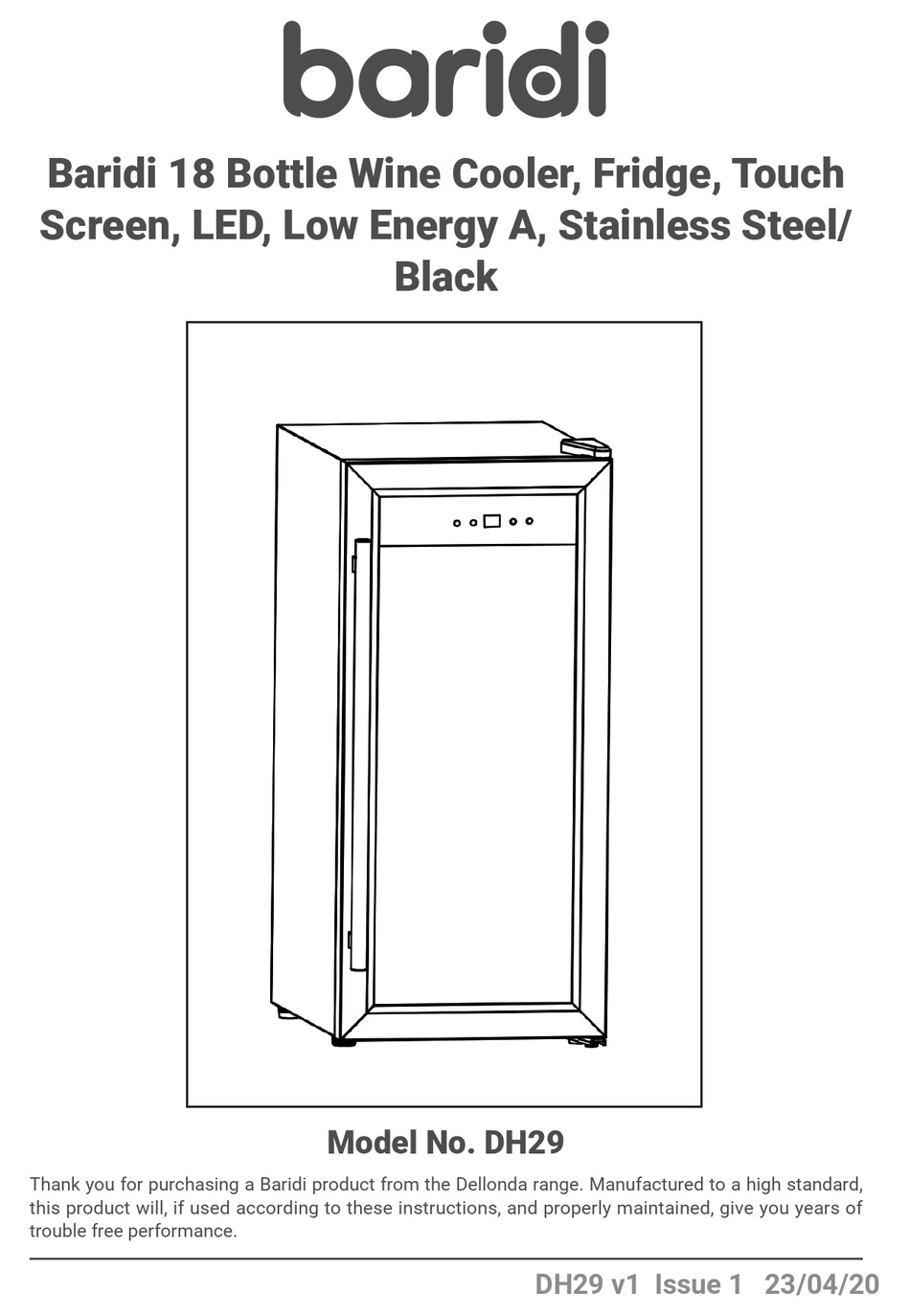 BARIDI DH29 QUICK START MANUAL Pdf Download ManualsLib