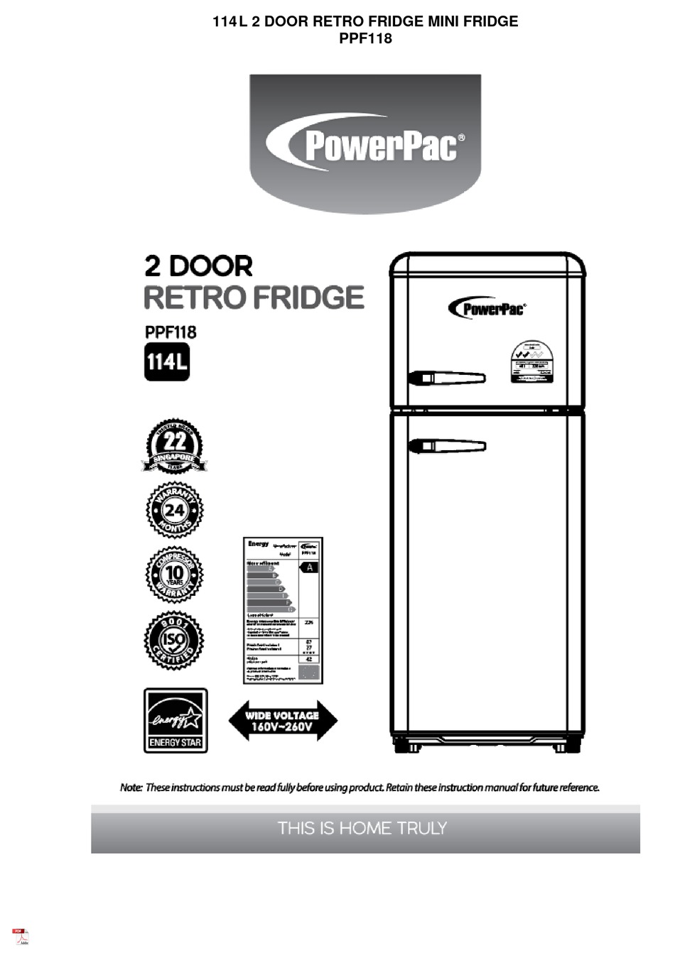 POWERPAC PPF118 MANUAL Pdf Download ManualsLib