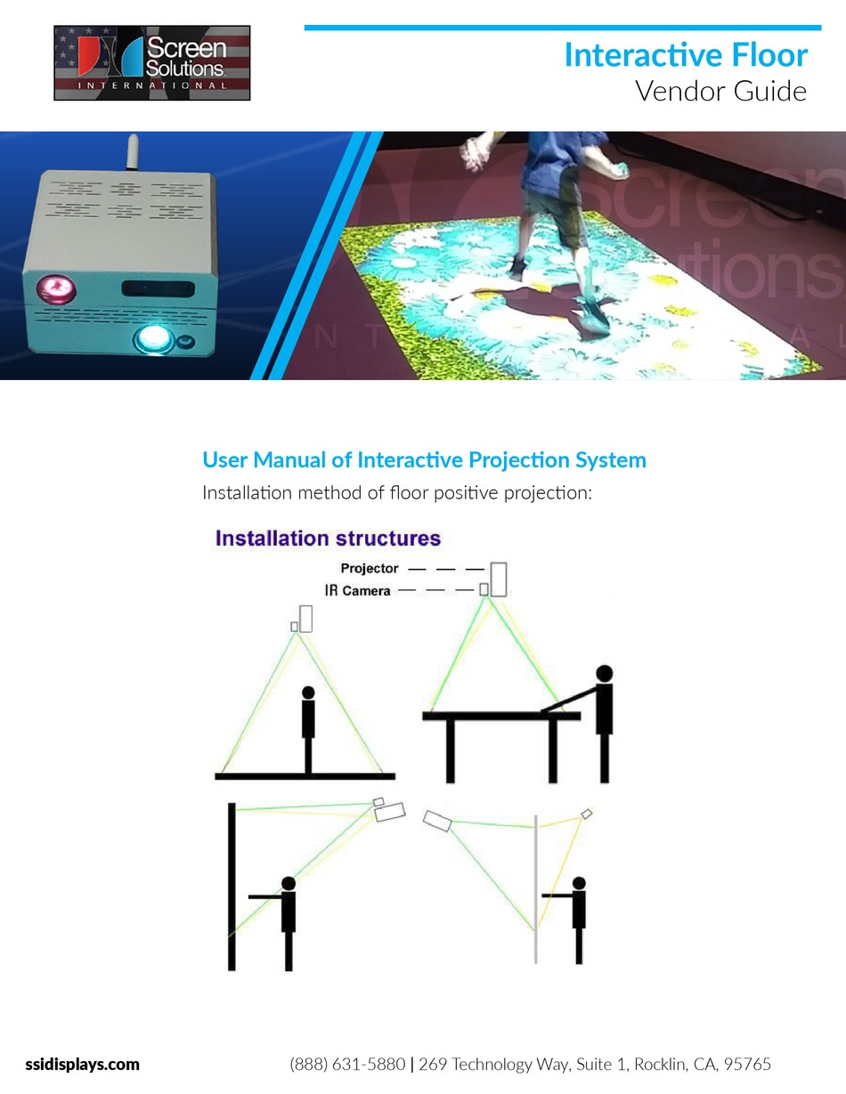SCREEN SOLUTIONS INTERACTIVE FLOOR MANUAL Pdf Download ManualsLib