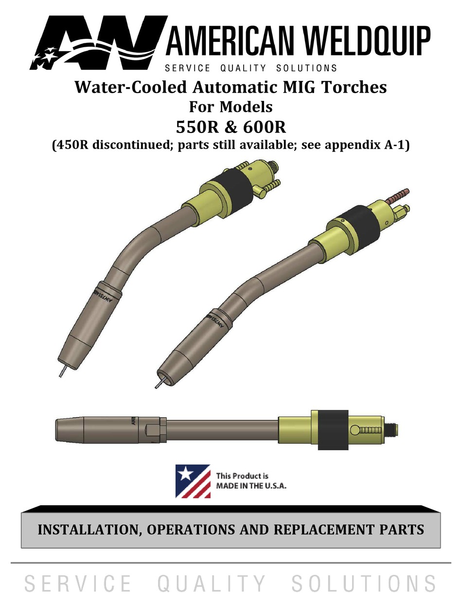 AMERICAN WELDQUIP 550R MANUAL Pdf Download ManualsLib