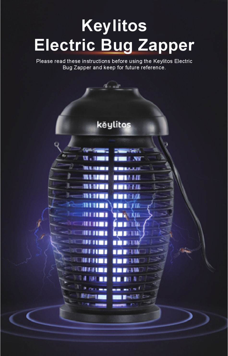 KEYLITOS ELECTRIC BUG ZAPPER INSTRUCTIONS MANUAL Pdf Download ManualsLib