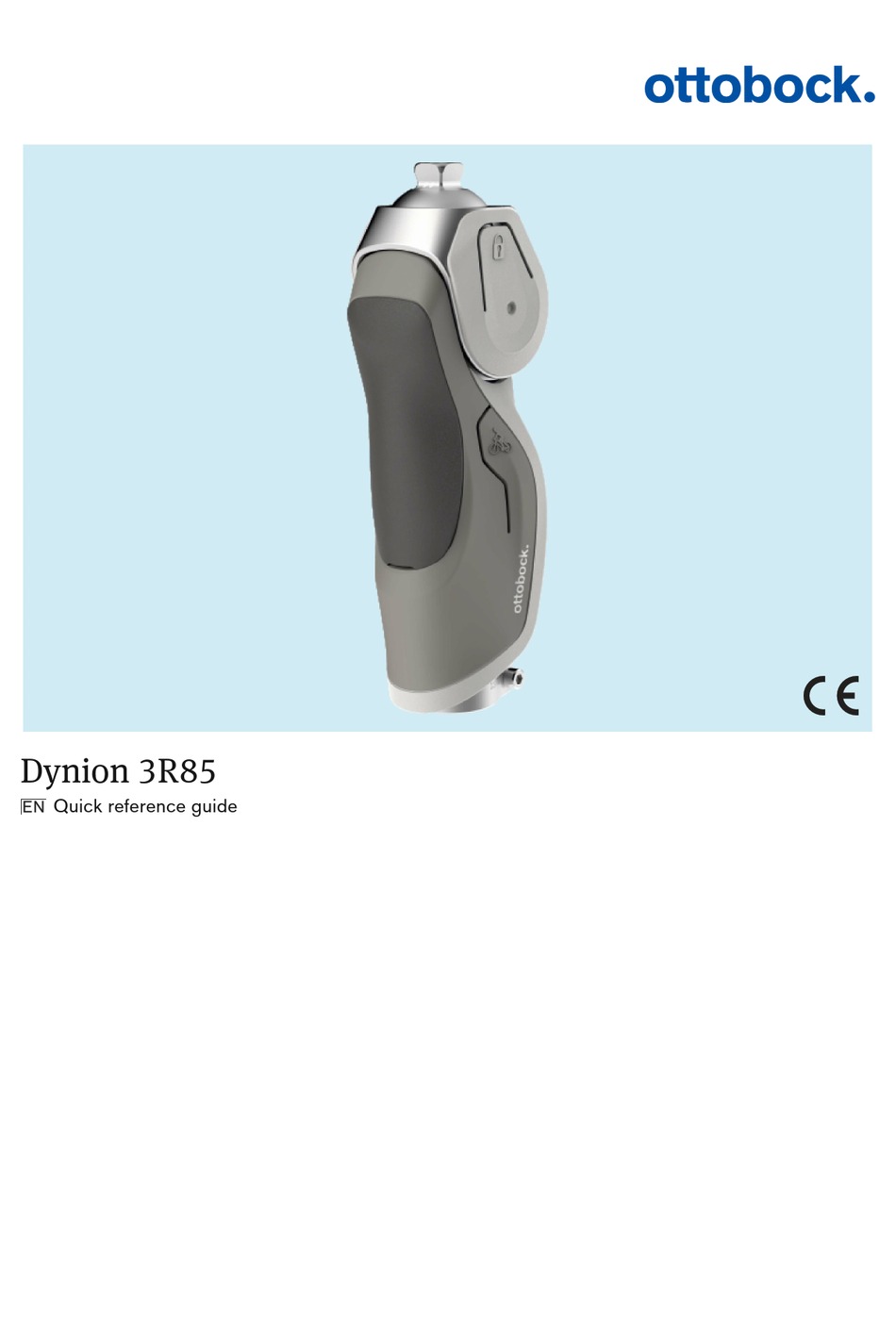 OTTO BOCK DYNION 3R85 QUICK REFERENCE MANUAL Pdf Download ManualsLib