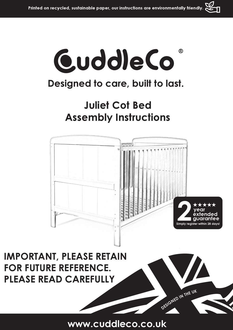 CUDDLECO JULIET ASSEMBLY INSTRUCTIONS Pdf Download ManualsLib