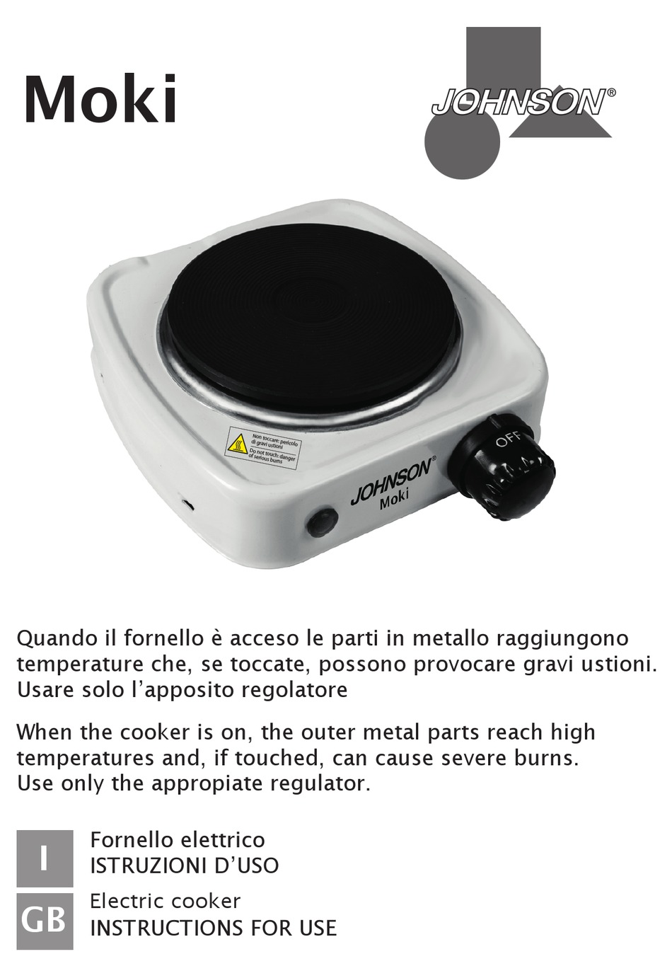 JOHNSON MOKI INSTRUCTIONS FOR USE MANUAL Pdf Download ManualsLib