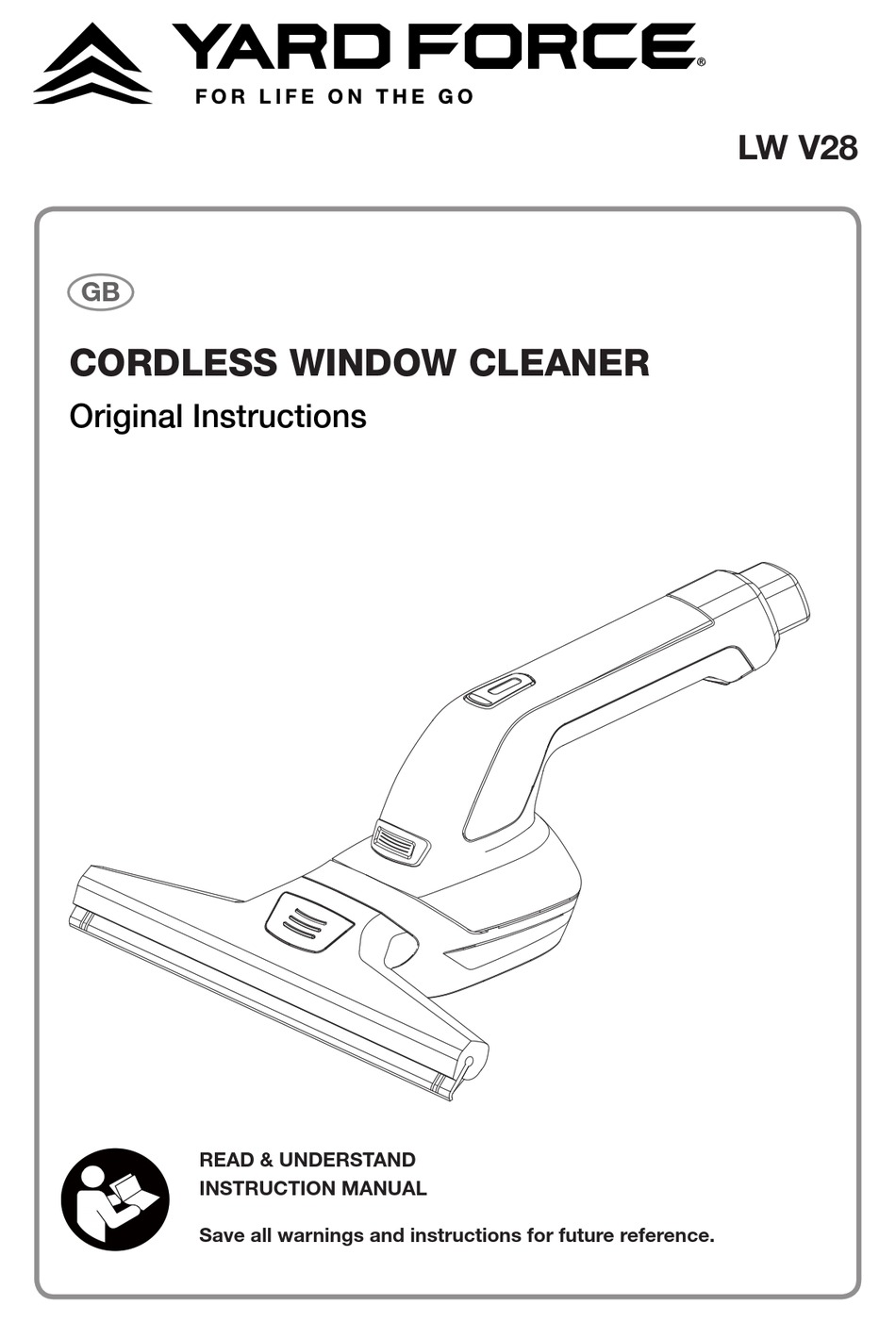 YARD FORCE LW V28 ORIGINAL INSTRUCTIONS MANUAL Pdf Download ManualsLib