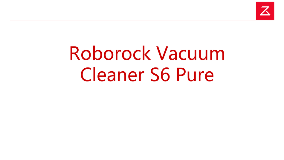 ROBOROCK S6 PURE MANUAL Pdf Download ManualsLib