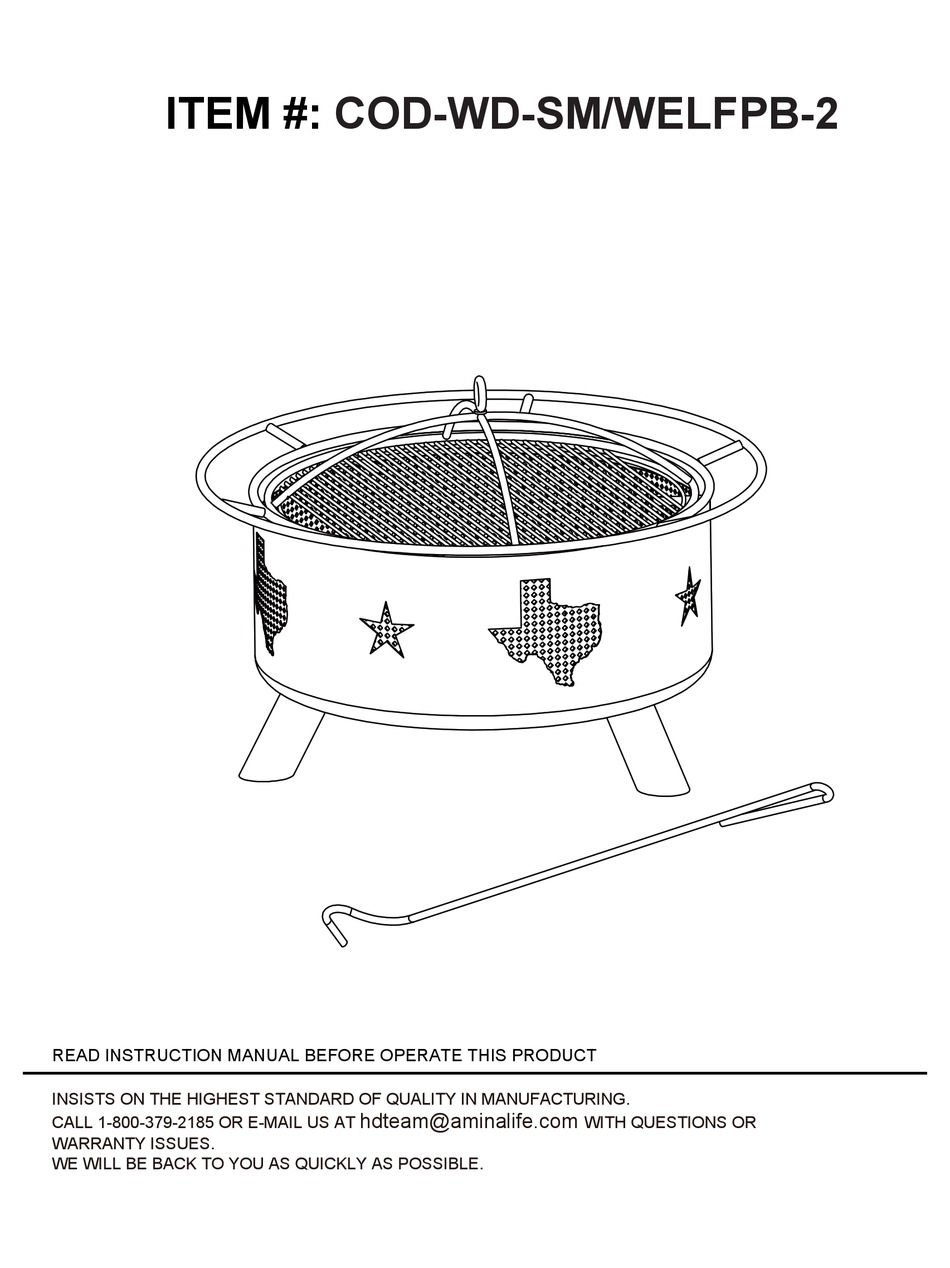 LEGACY HEATING CODWDSM/WELFPB2 OPERATING INSTRUCTIONS MANUAL Pdf